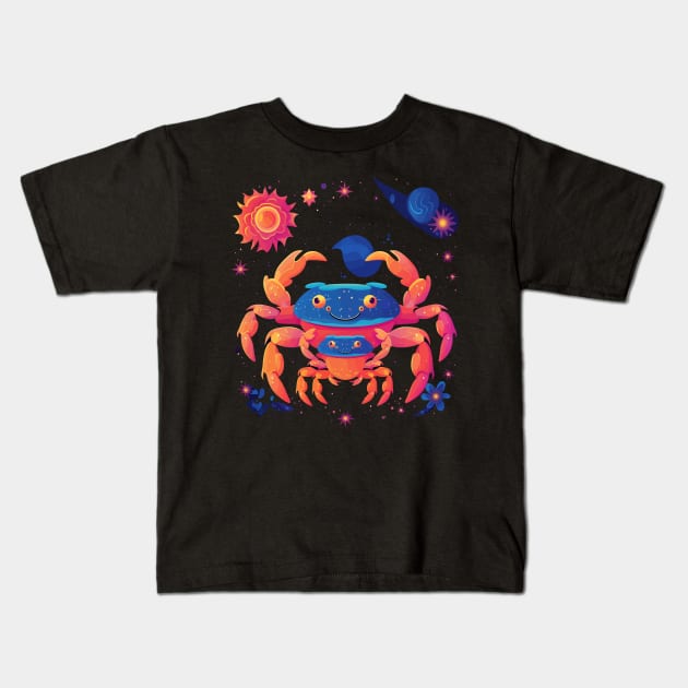 Crab Mothers Day Kids T-Shirt by JH Mart